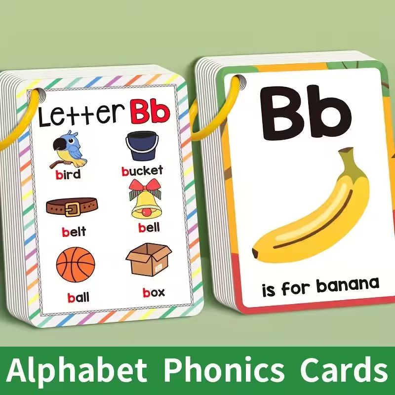 Phonics Card Game - Cartões de Flash de Fonética do