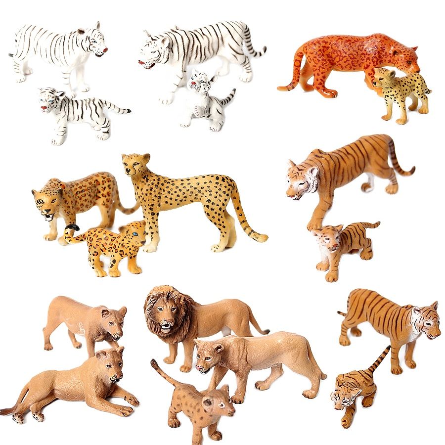 Kingdom Kids Education - Figuras de Animais Selvagens Genuínos do