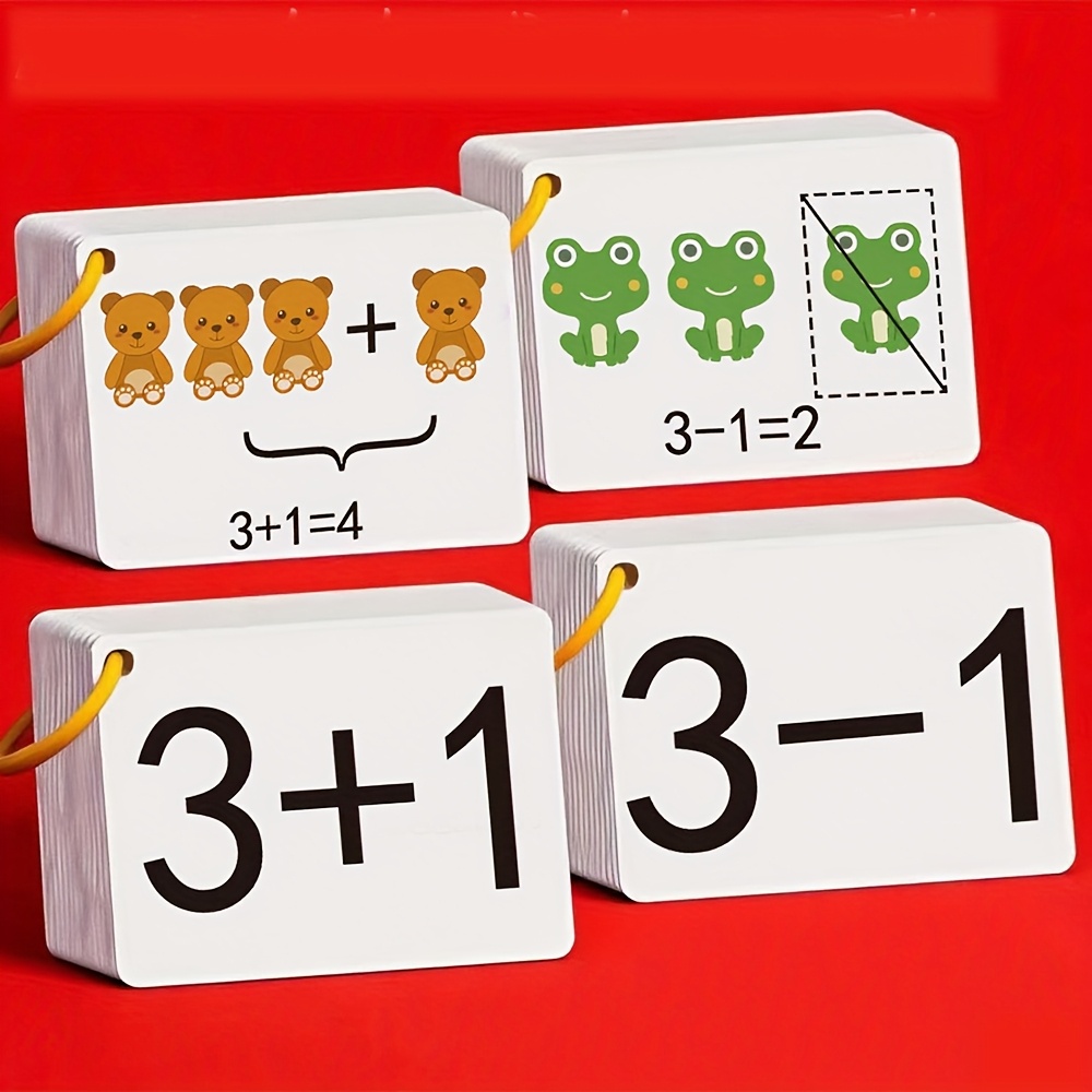 Kids Education Card - 132 cartões com problemas de adição