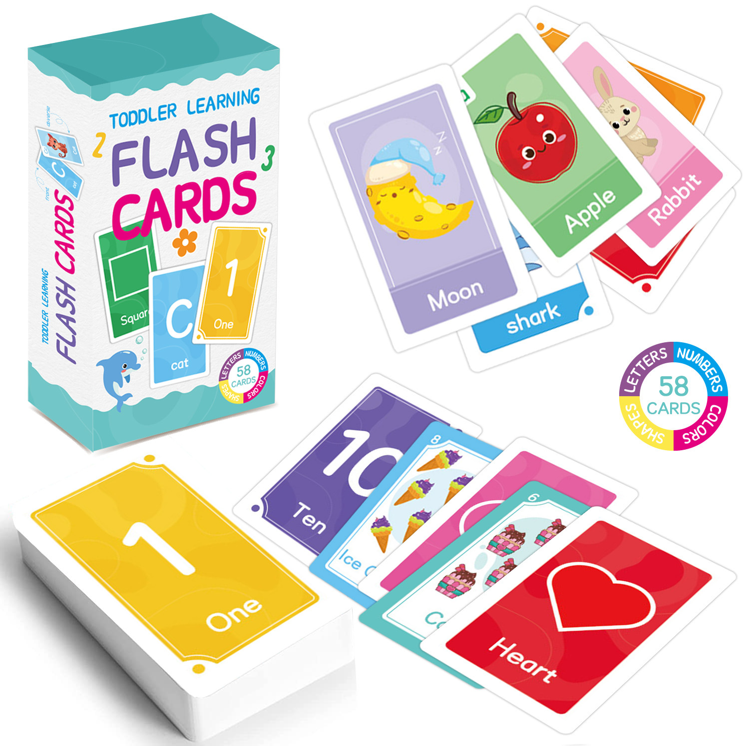 58 pçs abc alfabeto flashcards - Kids Education Card avaliação e preço