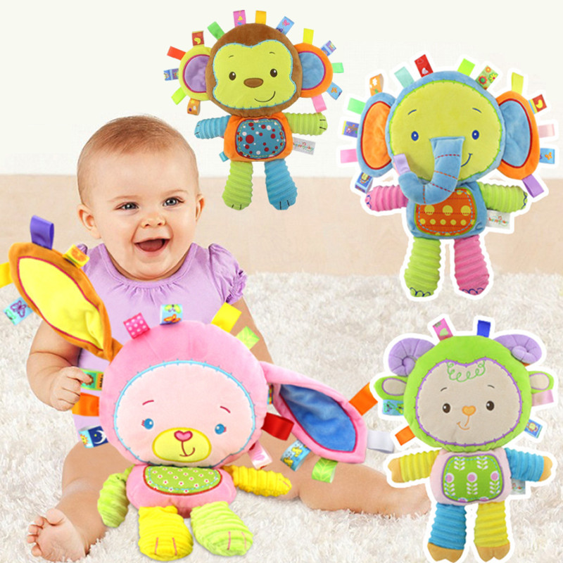 Macaco feliz-chocalho de pelúc - Happy Kids Education avaliação e preço