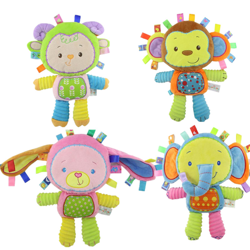 Macaco feliz-chocalho de pelúc - Happy Kids Education avaliação e preço