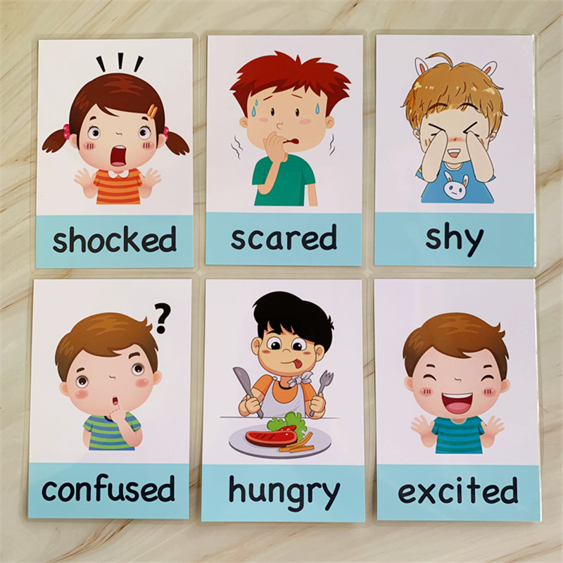 14 pçs montessori bebê inglês  - Kids Education Card avaliação e preço