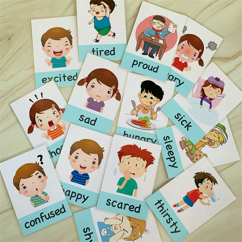 14 pçs montessori bebê inglês  - Kids Education Card avaliação e preço
