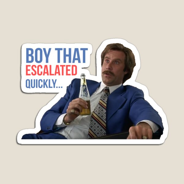Anchorman Will Ferrell Boy Tha - Magnetic Letter Board avaliação e preço