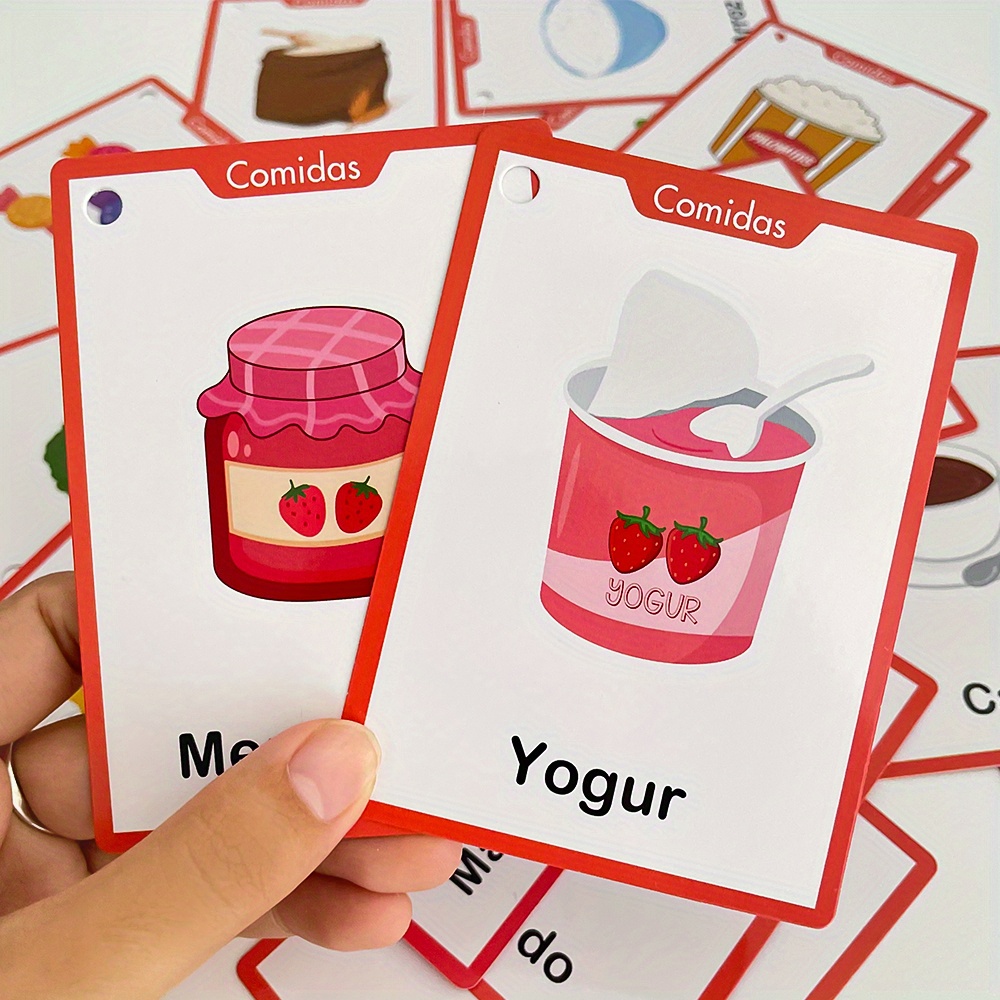 4 temas frutas legumes aliment - Kids Education Card avaliação e preço