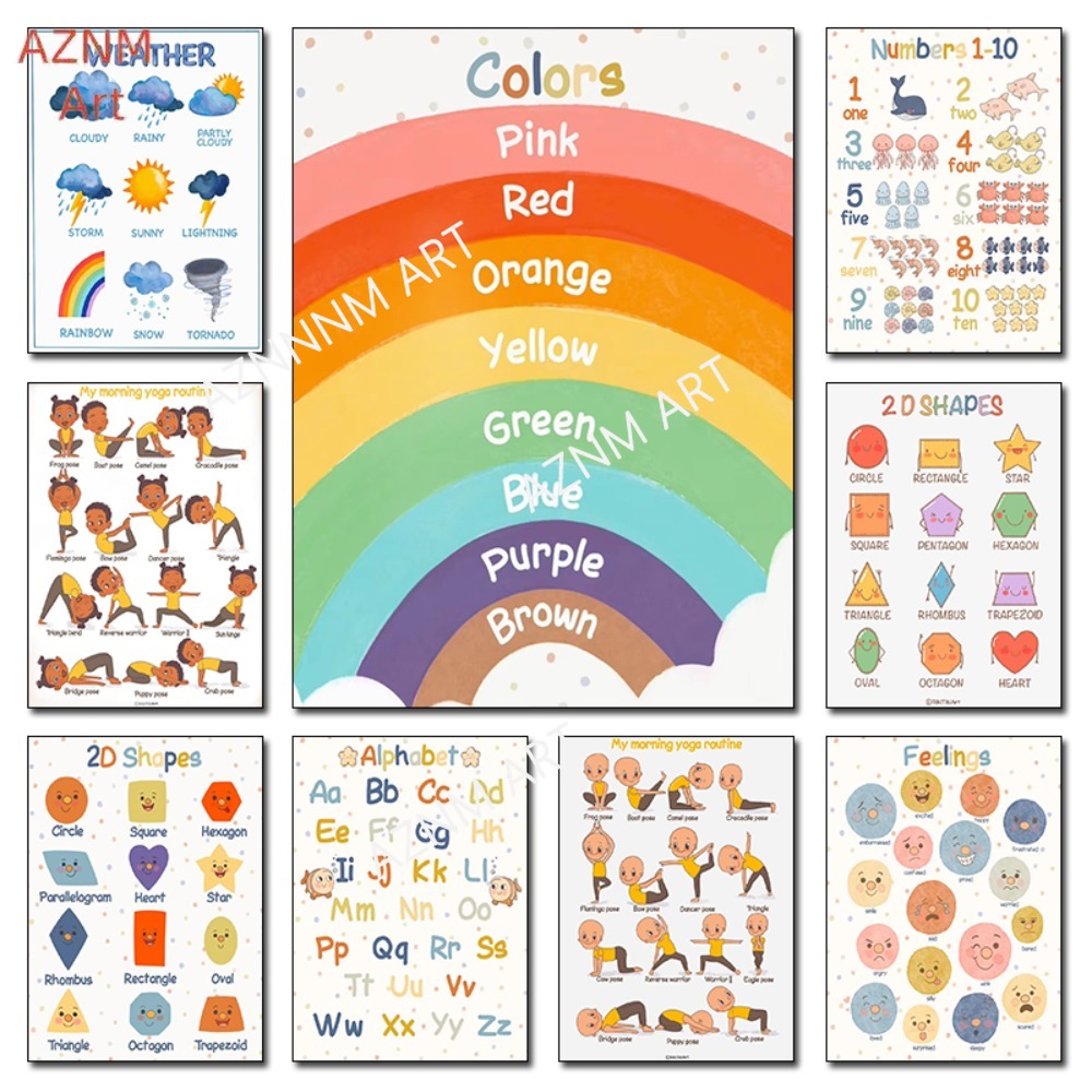 1pc, montessori educacional cr - Kids Yoga Education avaliação e preço