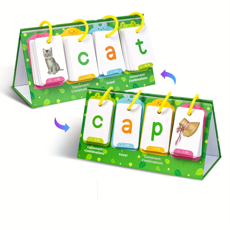 Aotblcer 129 peças jogo de con - Phonics Card Game avaliação e preço