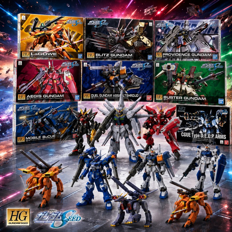 Bandai HG SEED 1/144 Blitz Aeg - Bandai Model Gundam Hg avaliação e preço