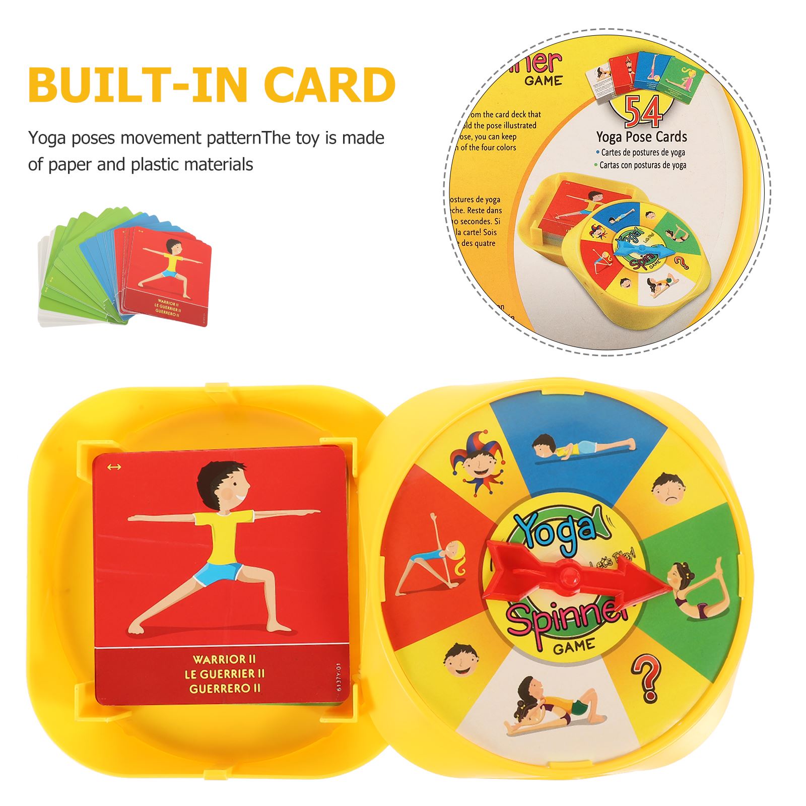 1 conjunto de jogo de pose de  - Kids Yoga Education avaliação e preço