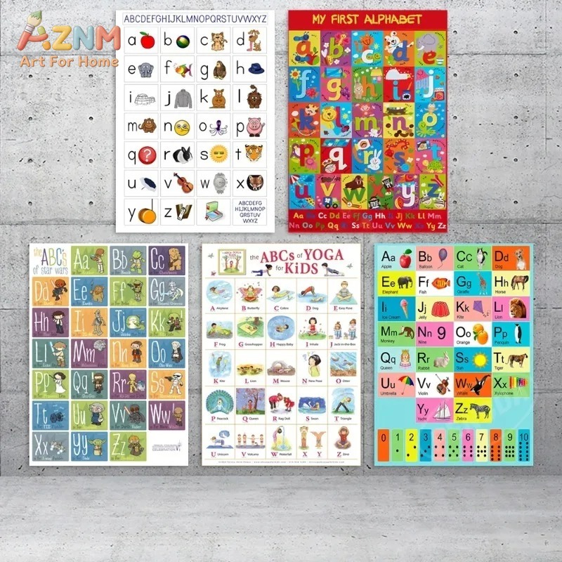 Pôster de Lona Sem Moldura AZN - Kids Yoga Education avaliação e preço