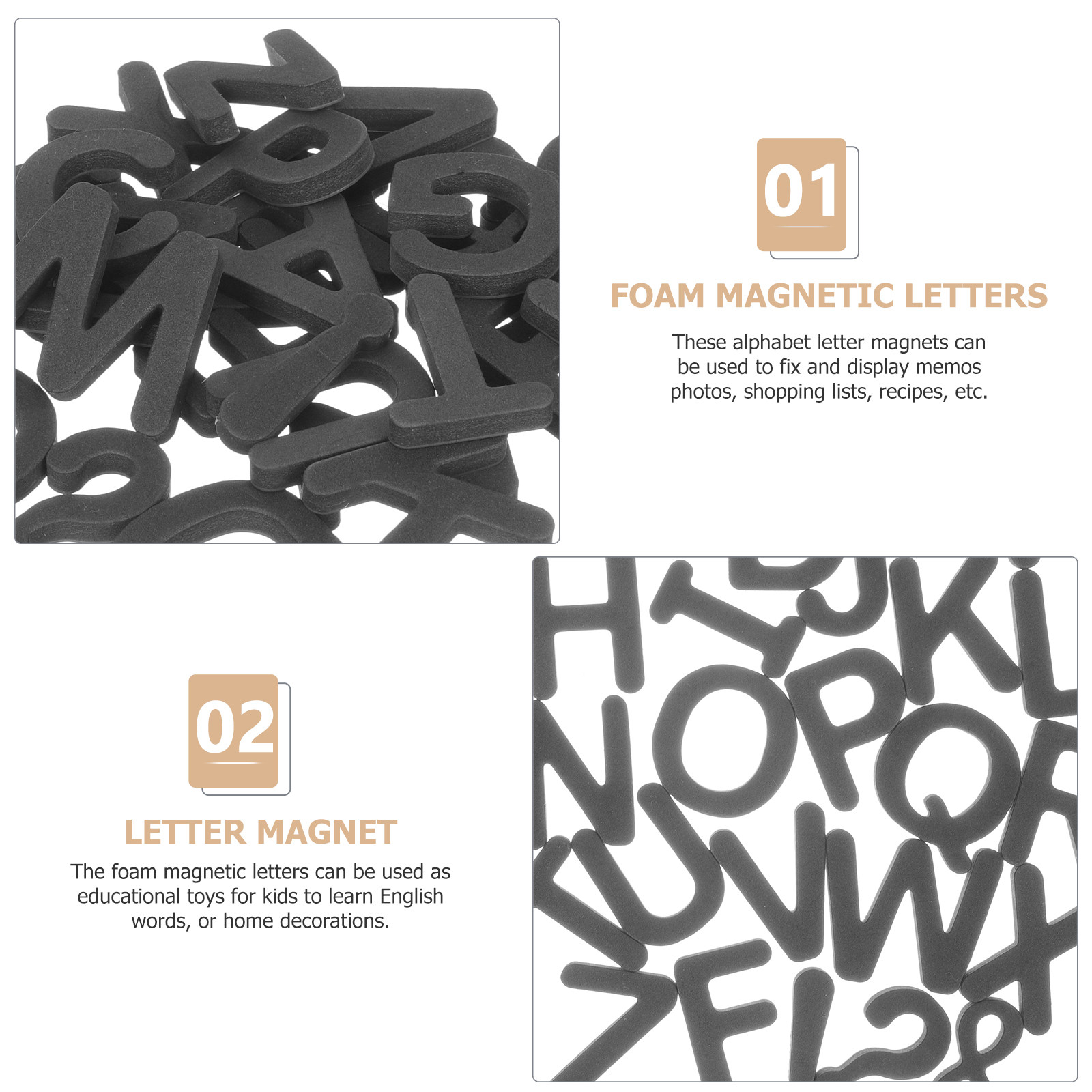 Letras Grandes para Ímãs de Pa - Magnetic Letter Board avaliação e preço